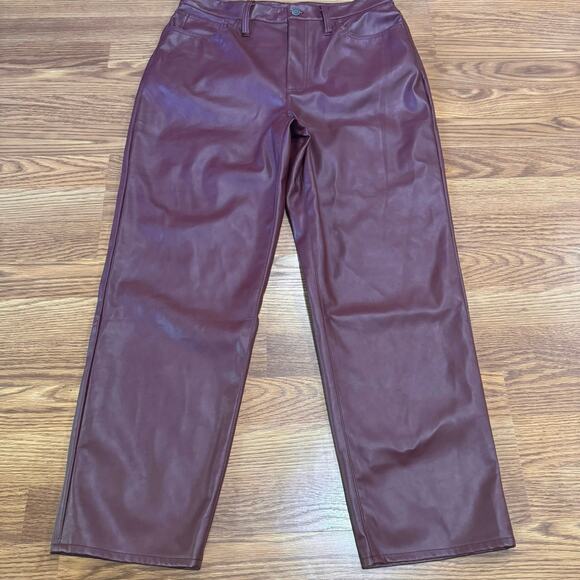 MADEWELL Perfect Vintage Dark Cabernet Straight Jean size 31 - Picture 10 of 11